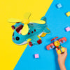 Colorful toy airplane with lights Colorful toy airplane with lights
