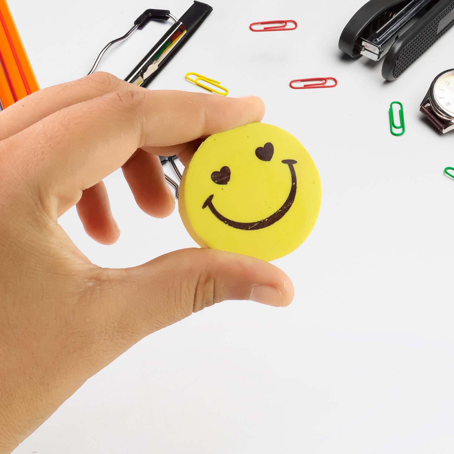 Cartoon Design Eraser (15 Pc  Mix Design)