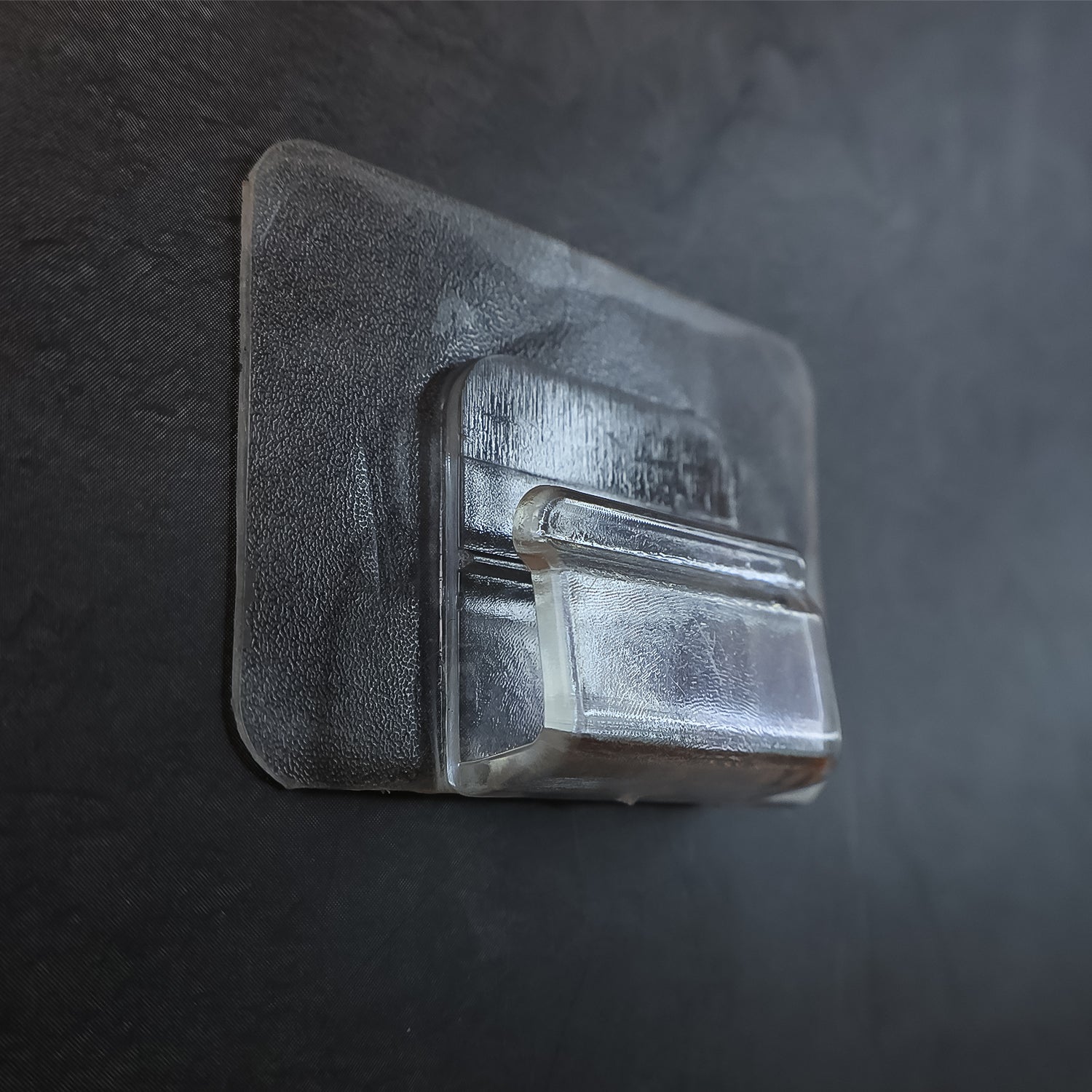 Cute Cartoon Print Transparent Wall Hook With Self-adhesive Back (1 Pc)