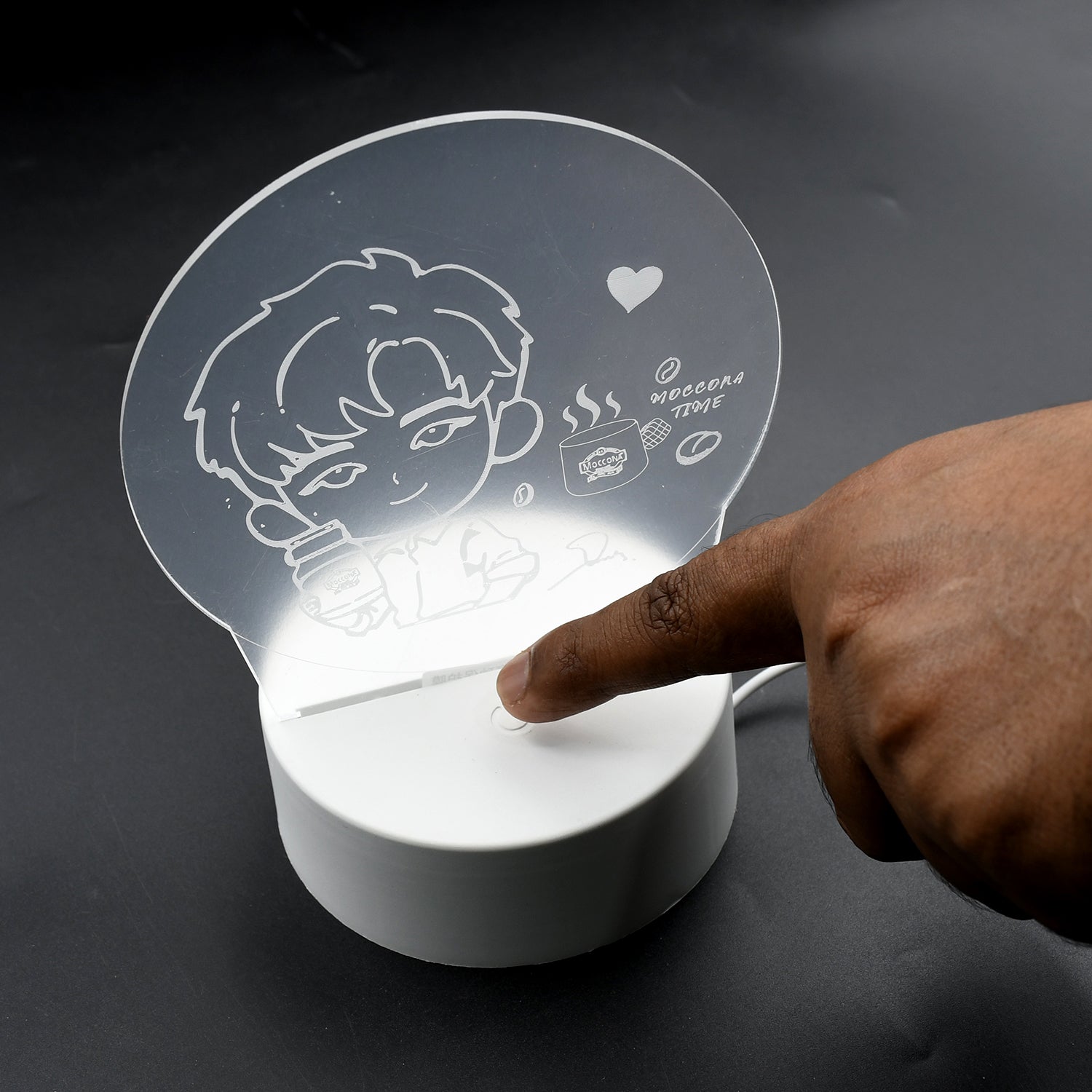 7041   3d Led Night Light Desk Lamp Lighting Lamp Practical 3d Night Light Creative Dream Sleep Led Desk Lamp Bedroom Bedside Light