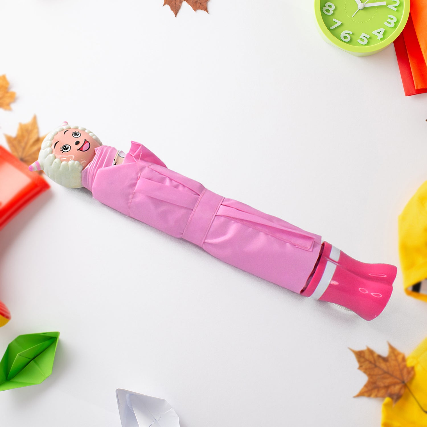 Cartoon Shape Umbrella Summer Sun Protection (1 Pc  Mix Design  Color)