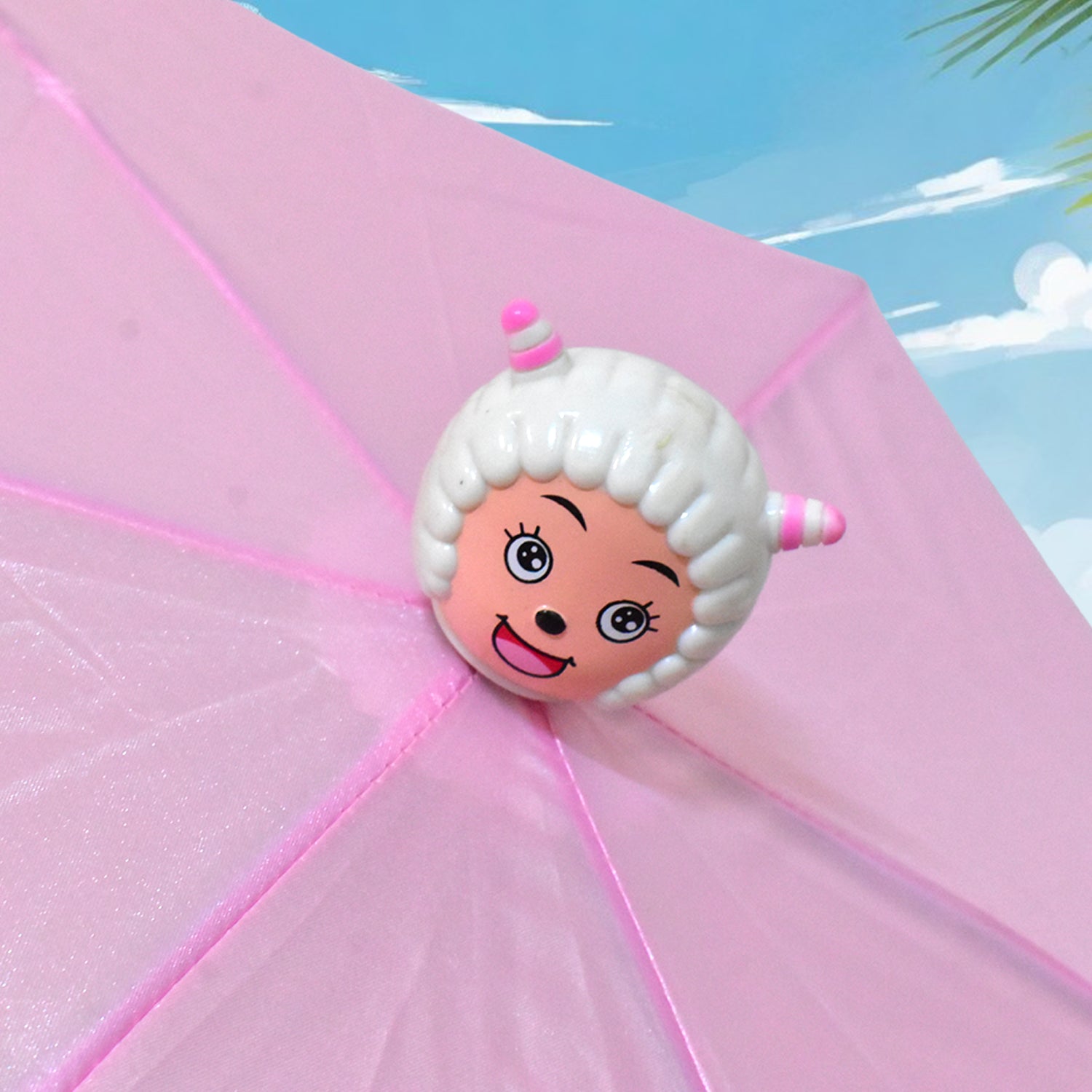 Cartoon Shape Umbrella Summer Sun Protection (1 Pc  Mix Design  Color)