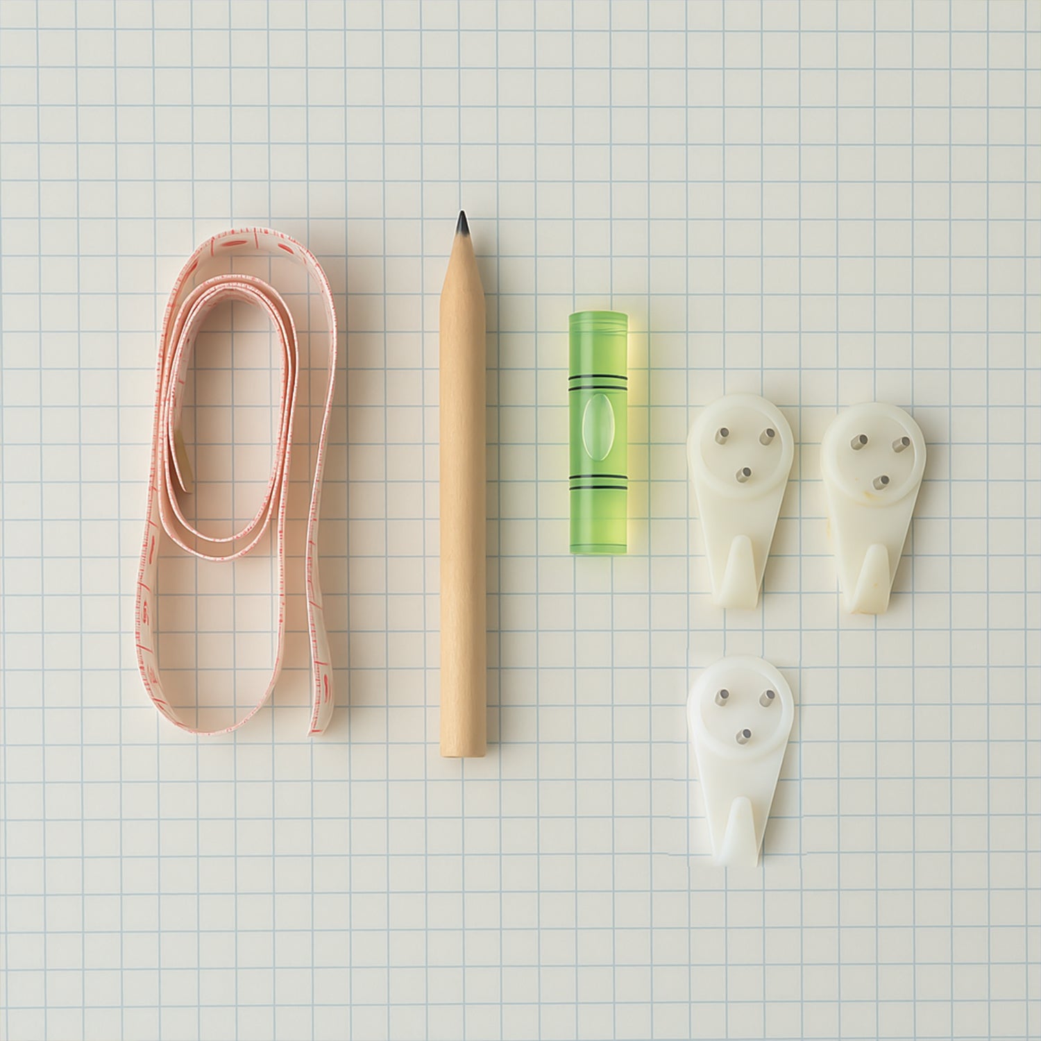 6-in-1 Wall Hanging  Measurement Tool Kit