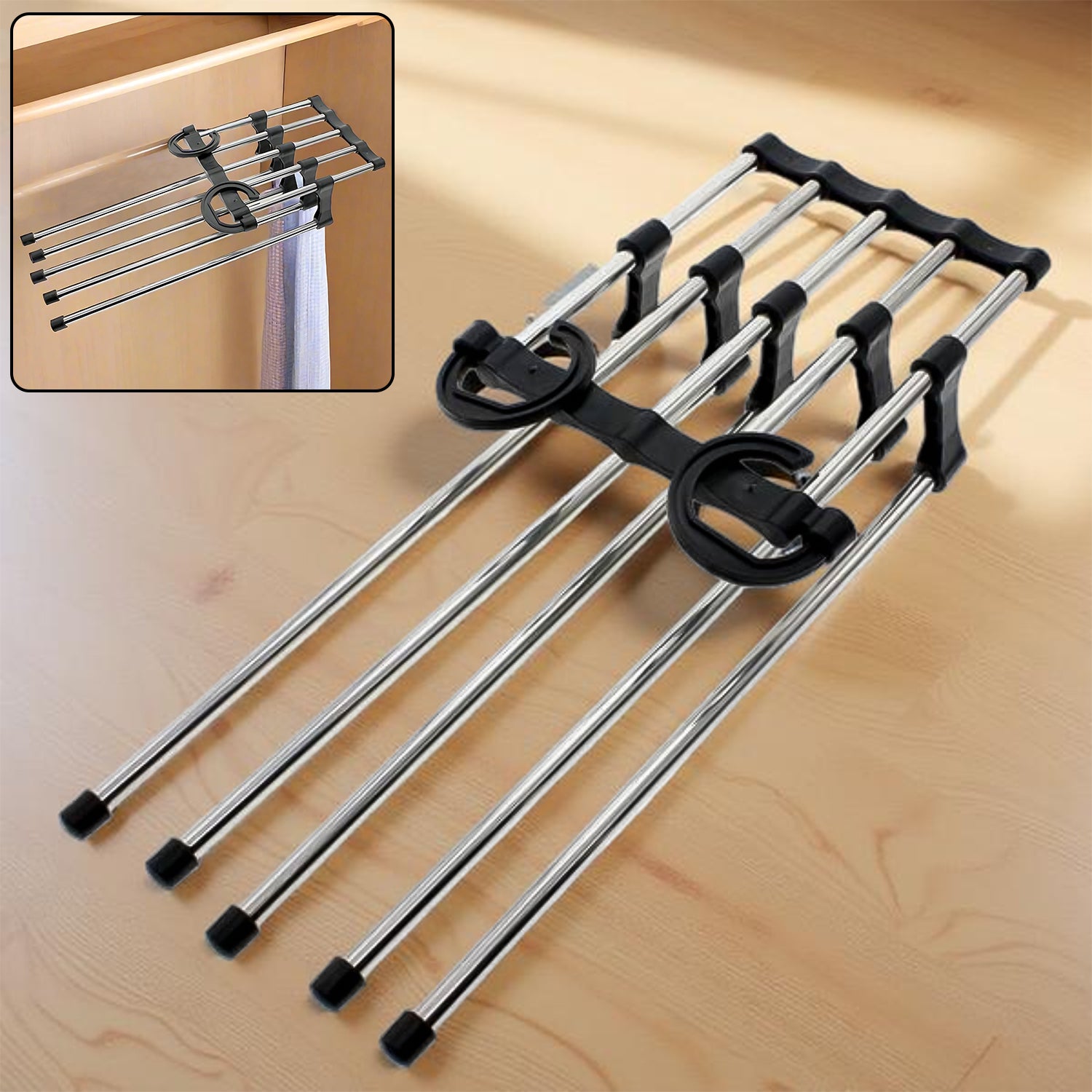 Adjustable Big Trouser Pants Hanger Organizer