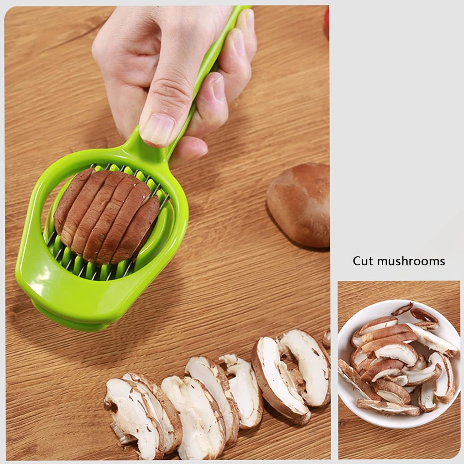 5970 Multipurpose Slicer With Seven Blades Egg Slicers Stainless Slicer Strawberry Tomato Kiwi Fruit Cutter Divider Separator