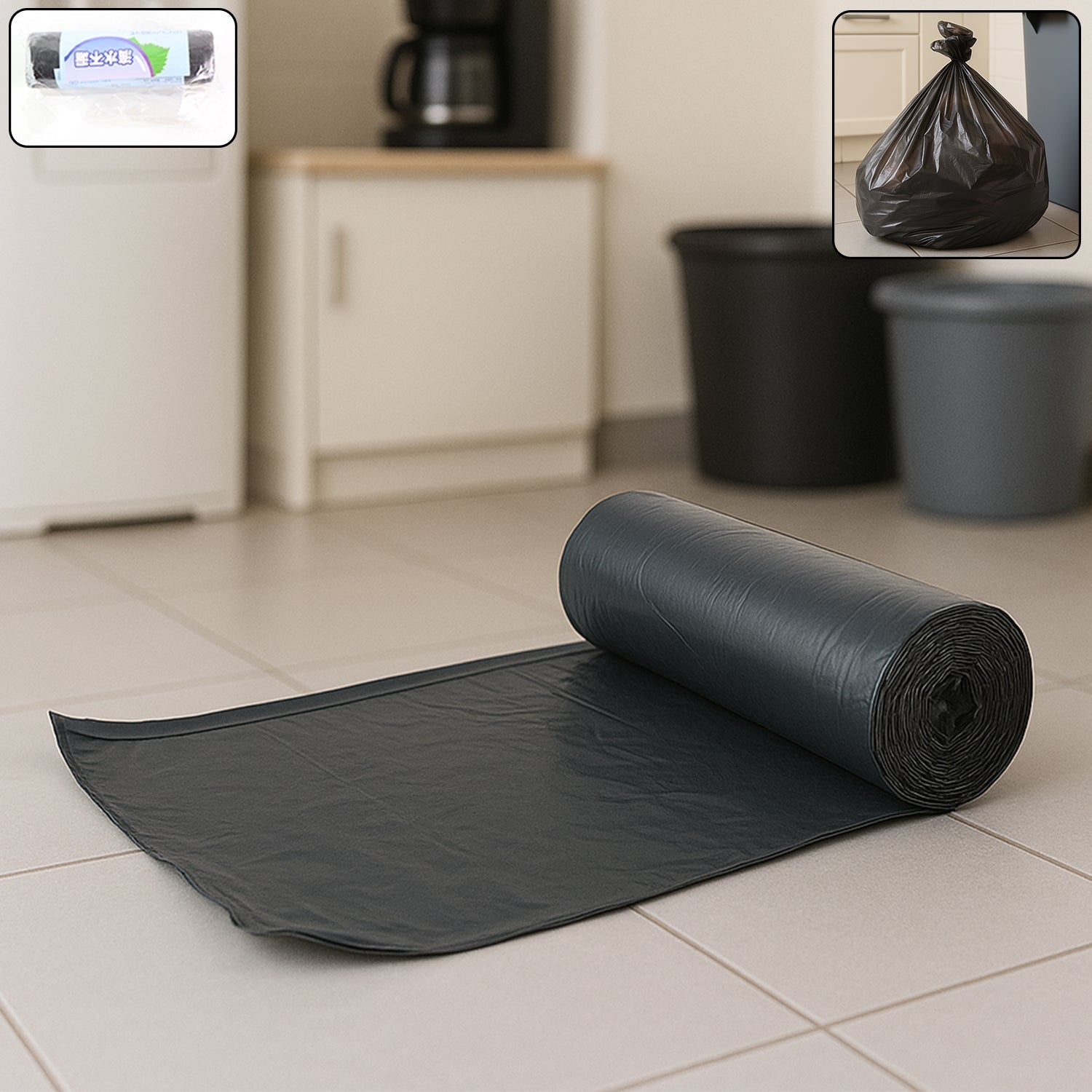 Bio-Degradable Garbage Bag Roll 