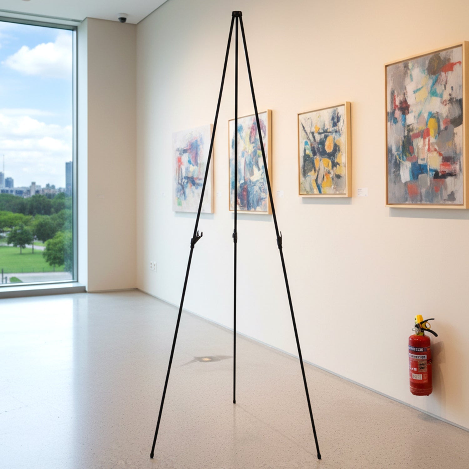66 Inch Long Adjustable Metal Tripod Easel Stand with Carry Bag (1 Pc)