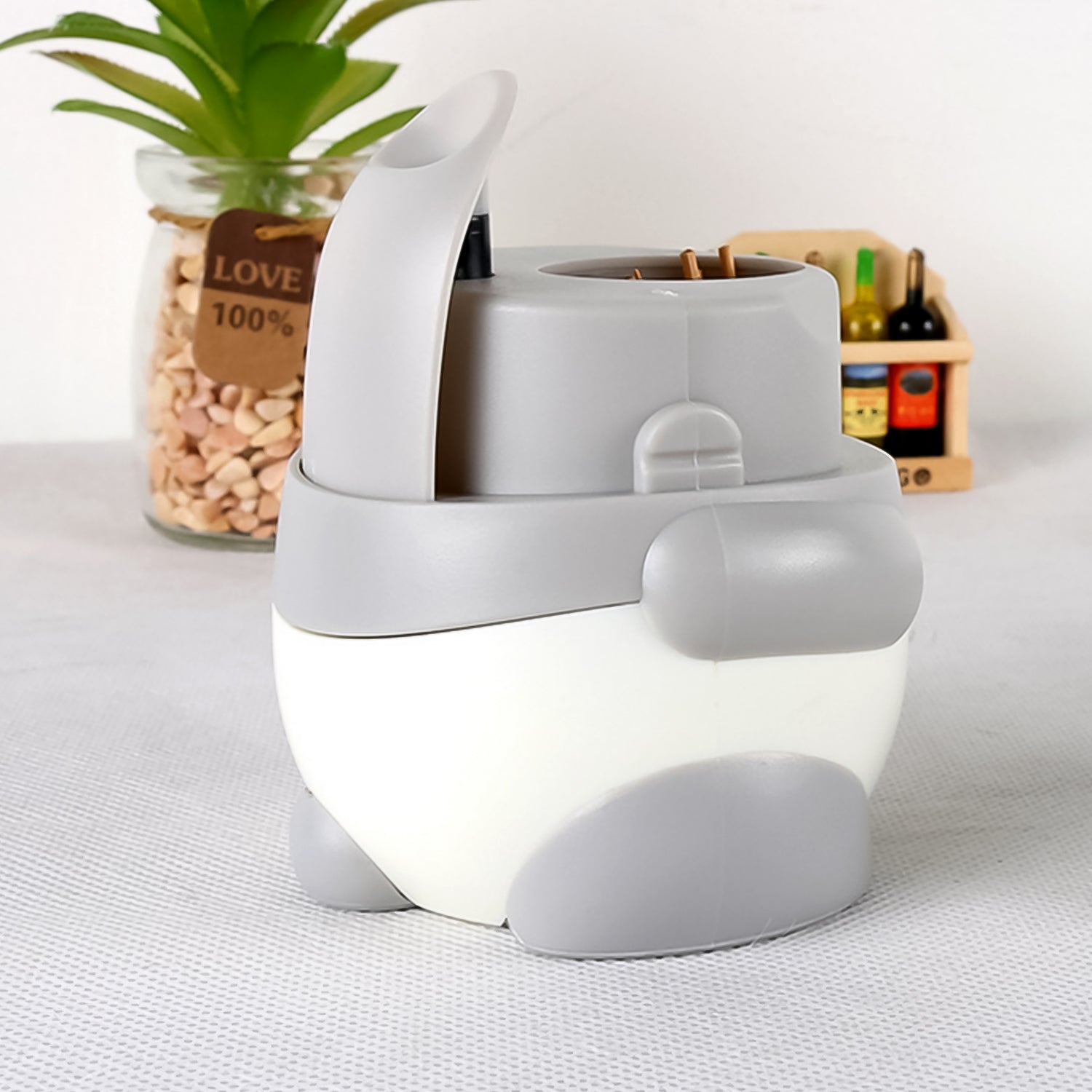 Cute Koala Shaped Toothpick Holder Dispenser (1 Pc)