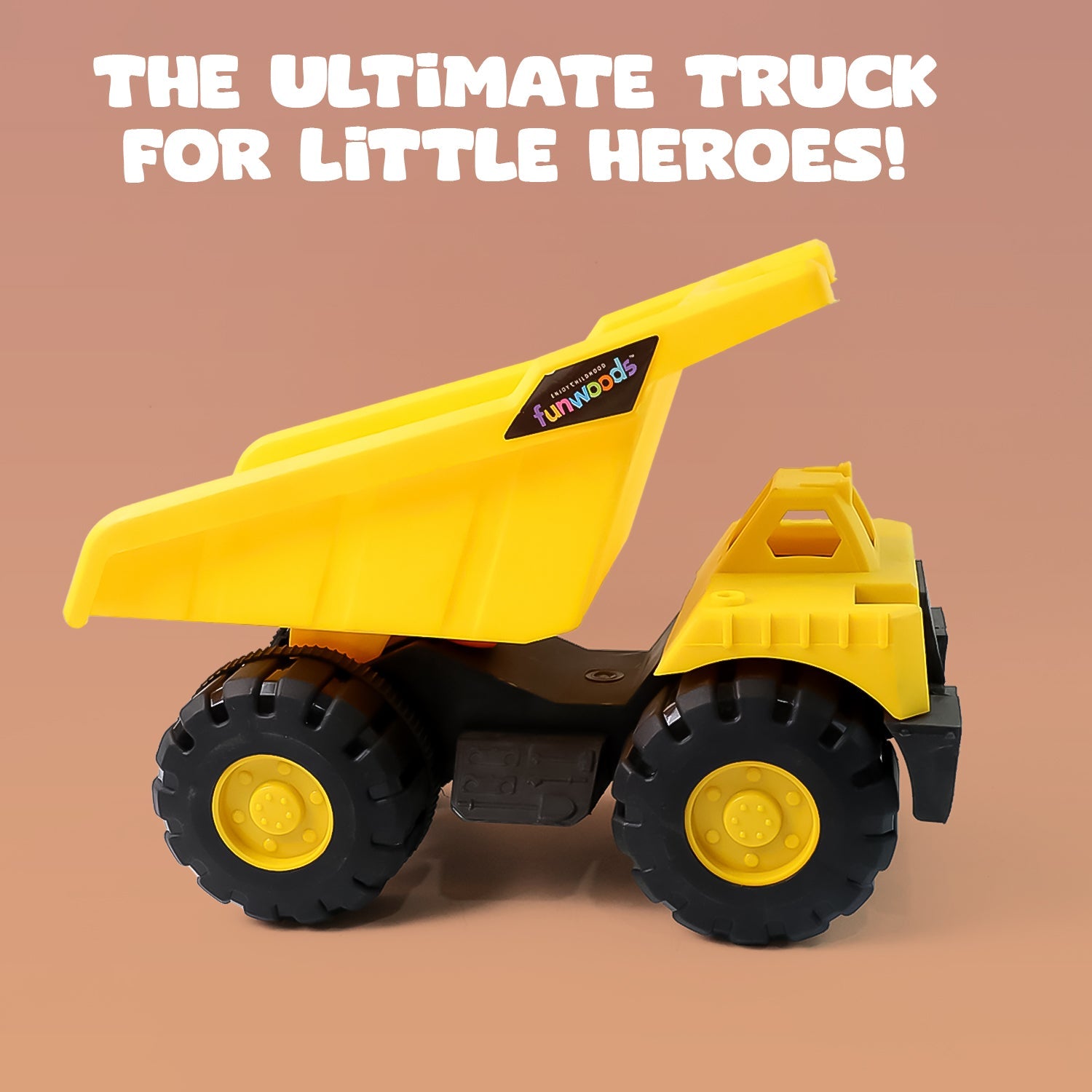 Funwoods Friction-Powered Dump Truck Toy - (1 Pc)