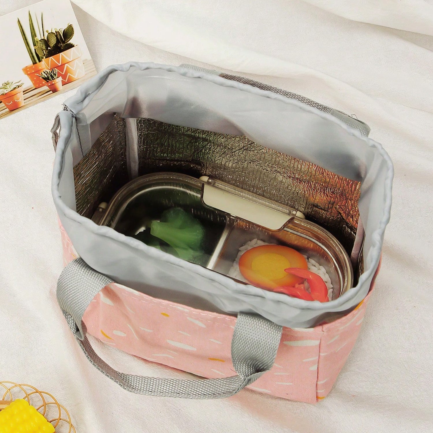 Lunch Bag for Women Men Insulated Lunch Bag (1 Pc / Mix Color)