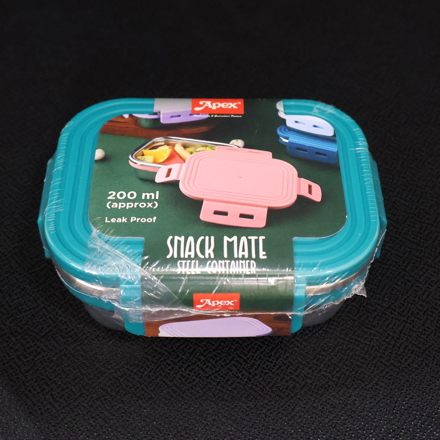 Apex Stainless Steel Mini Stack Plate Food Container (Approx 200 ML)