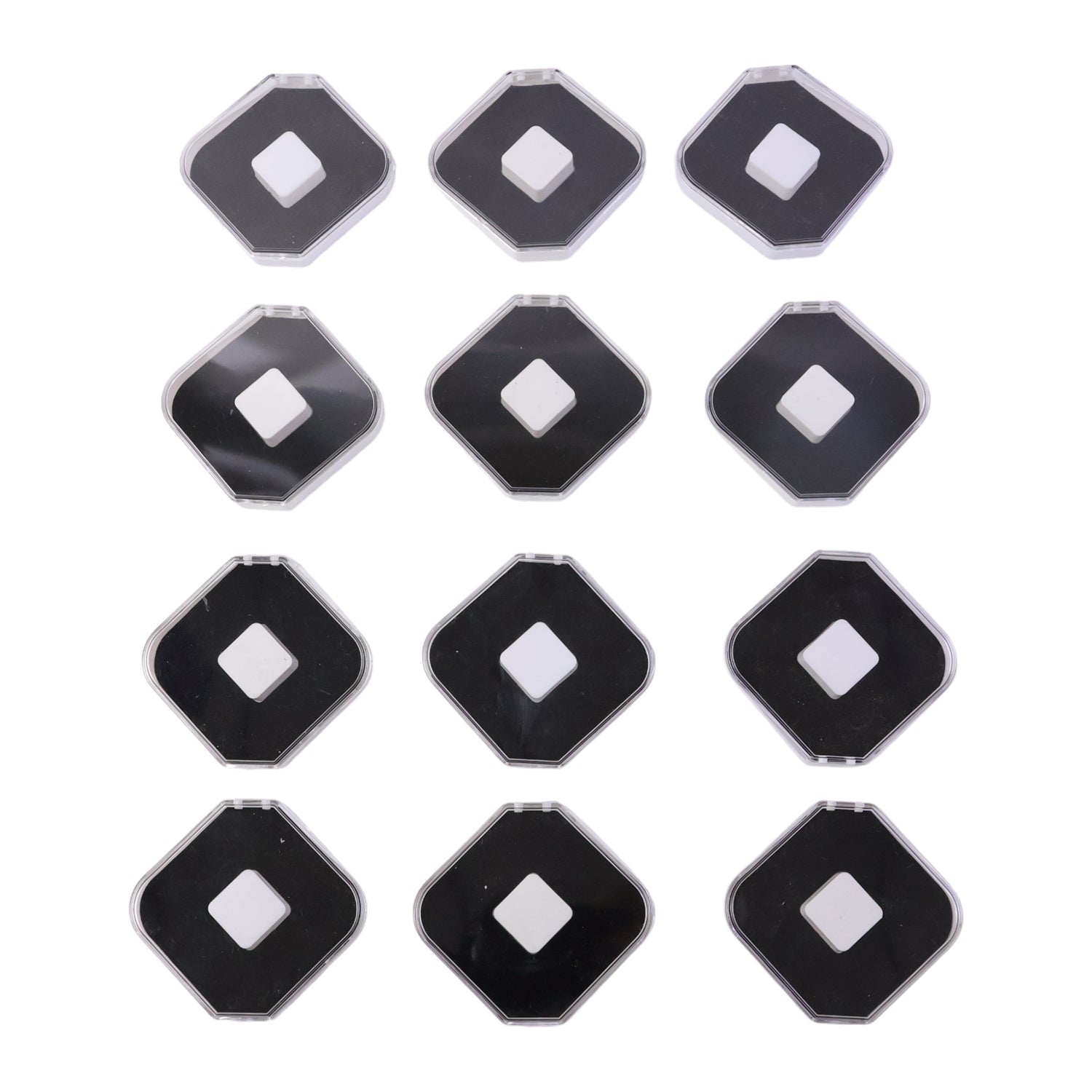 Jewellery Display Storage Box for Rings, Earrings & Small Items (12 Pc)