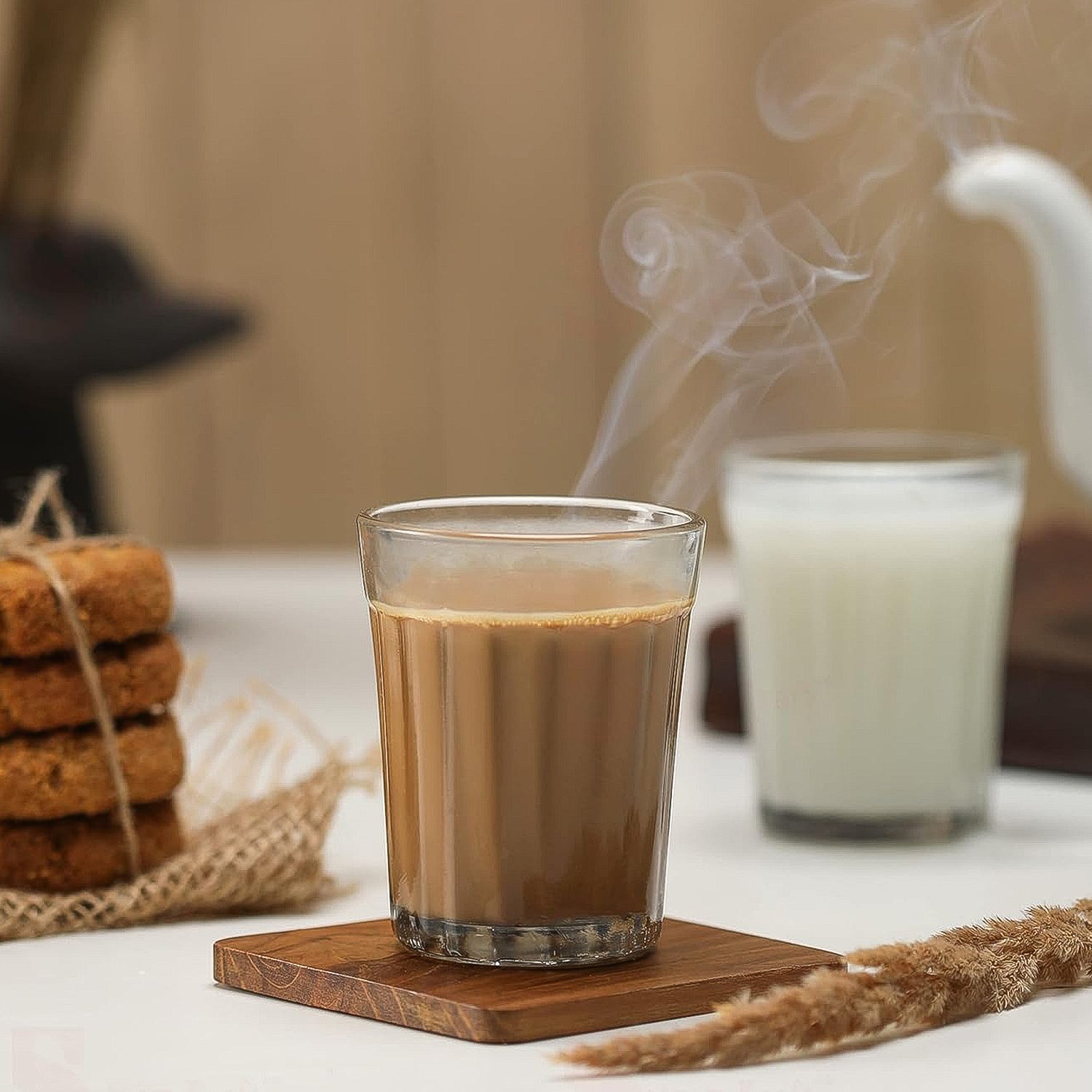 Supermom Traditional Cutting Chai Pyali Set (70ML / 6 Pc, Plastic)