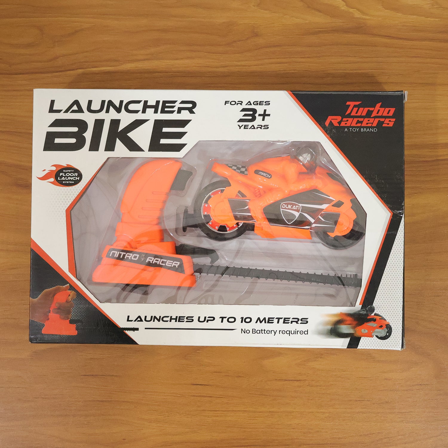 Launcher Bike Racing Toy for Kids with Manual Pull Launcher – Tarika’z