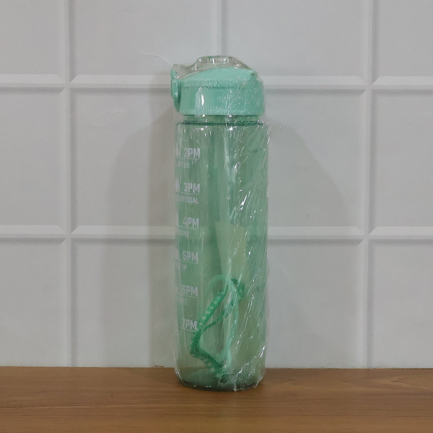 Motivational Water Bottle with Time Marker and Flip Top Lid (1000 ML)