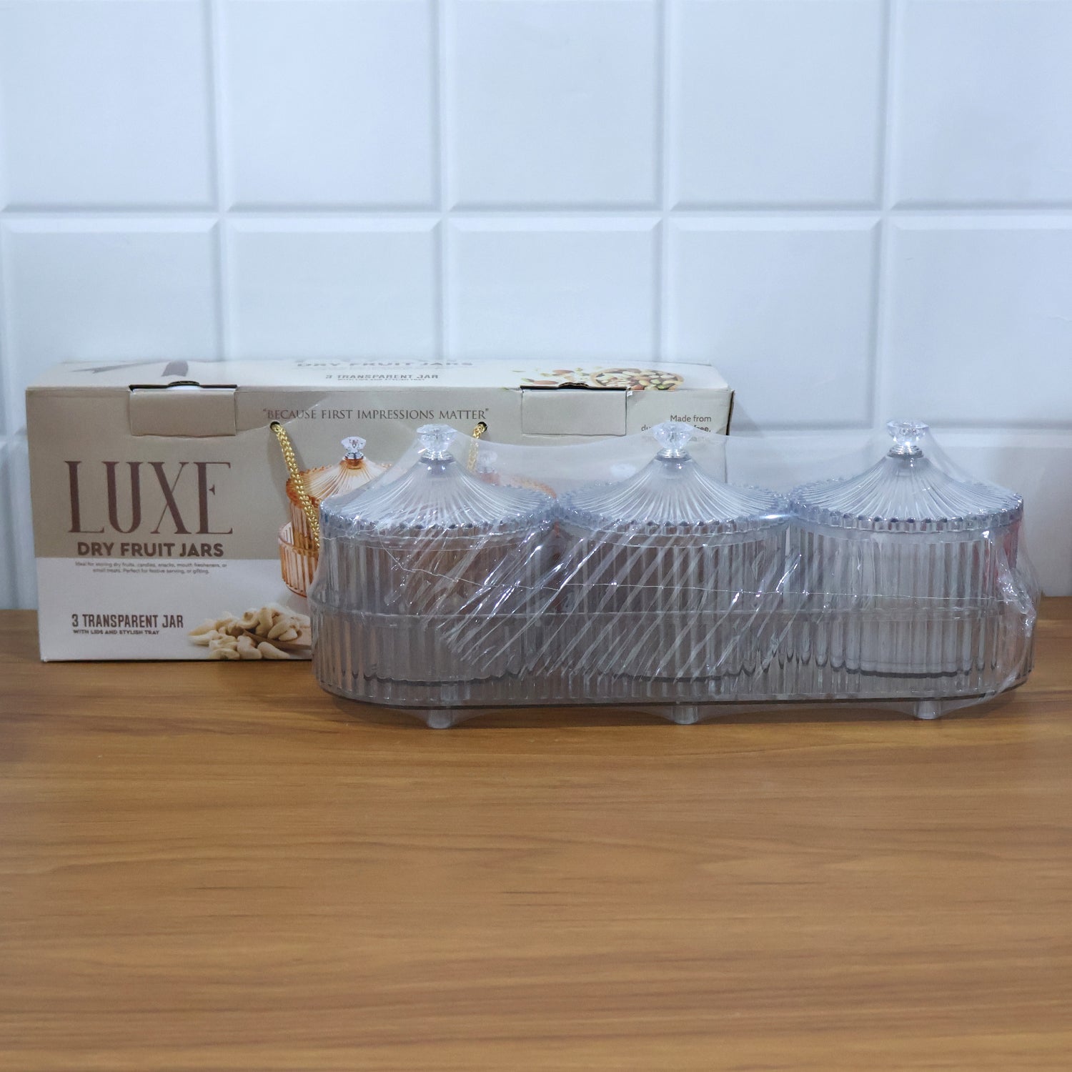 Dry Fruit & Snack Storage - (3 Pc / Set)