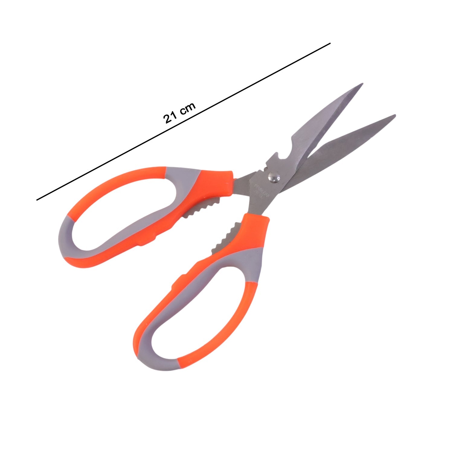 Heavy duty meat and vegetable scissors