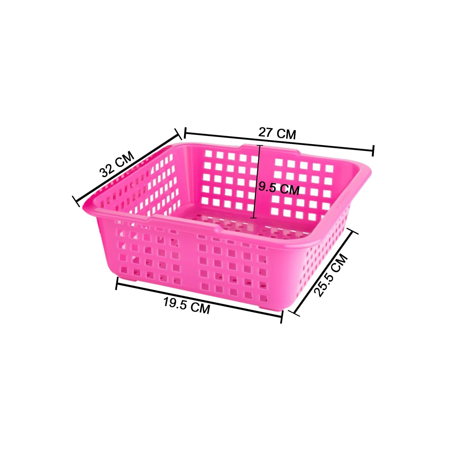 2481 Plastic Small Size Cane Fruit Baskets