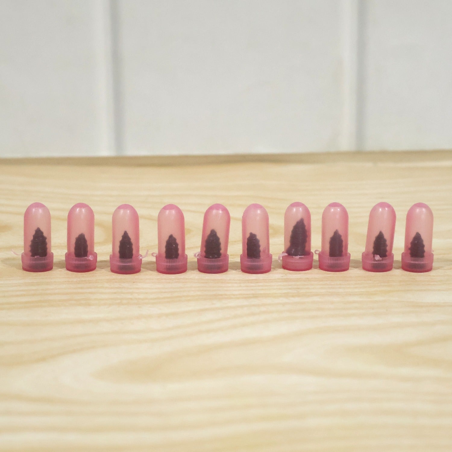 Pink car tire repair kit with Screw Nails