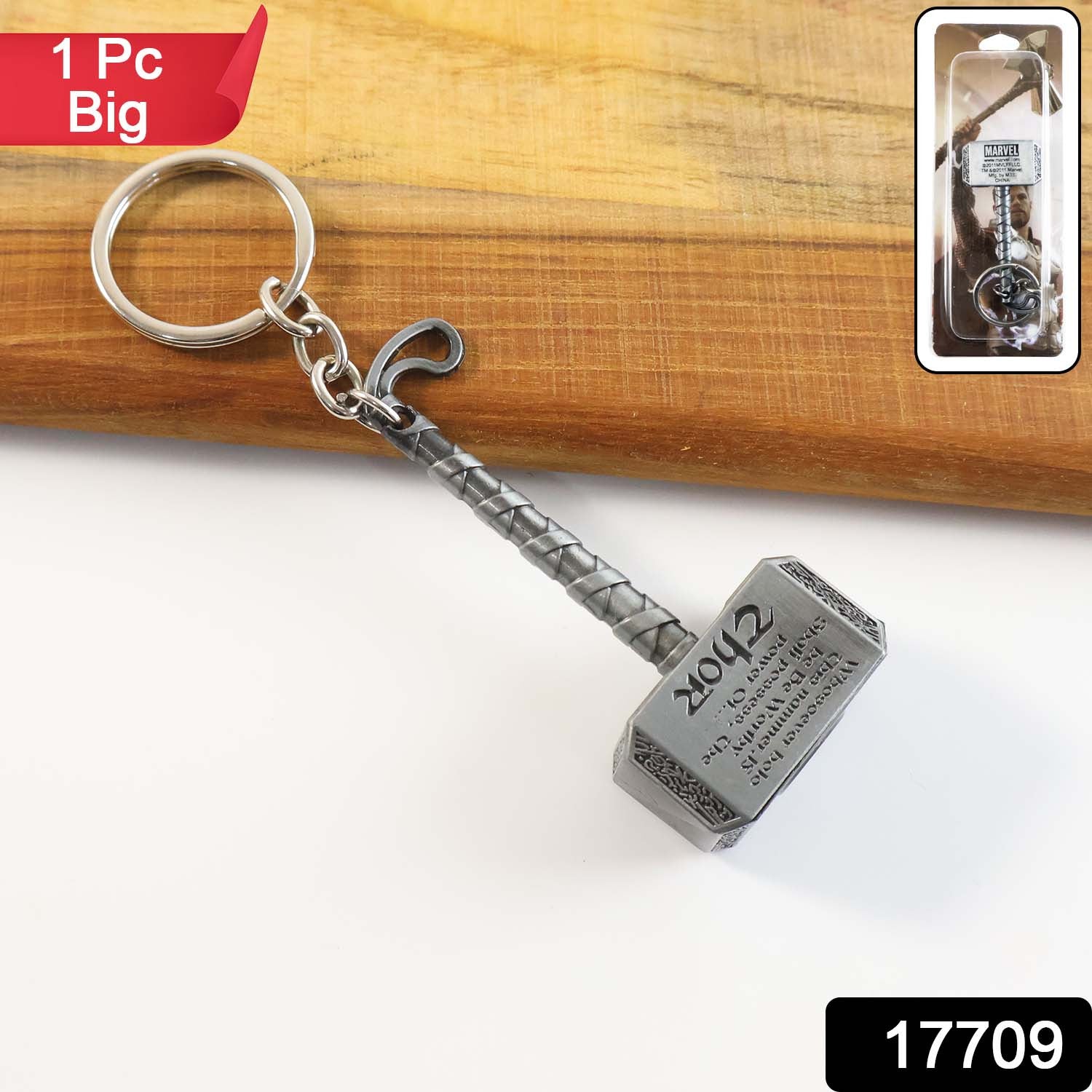 Big Metal Hammer Shape Keychain (1 Pc) – Tarika’z