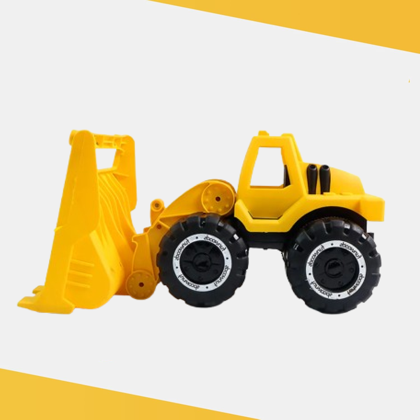 Funwoods Friction-Powered Front Loader / Bulldozer Toy - (1 Pc)