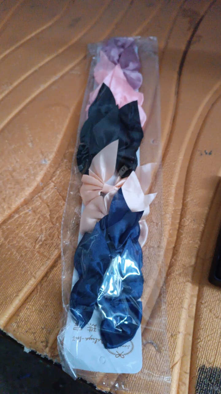 Premium Satin Bow Hair Clip Set for Girls and Women (10 Pc)