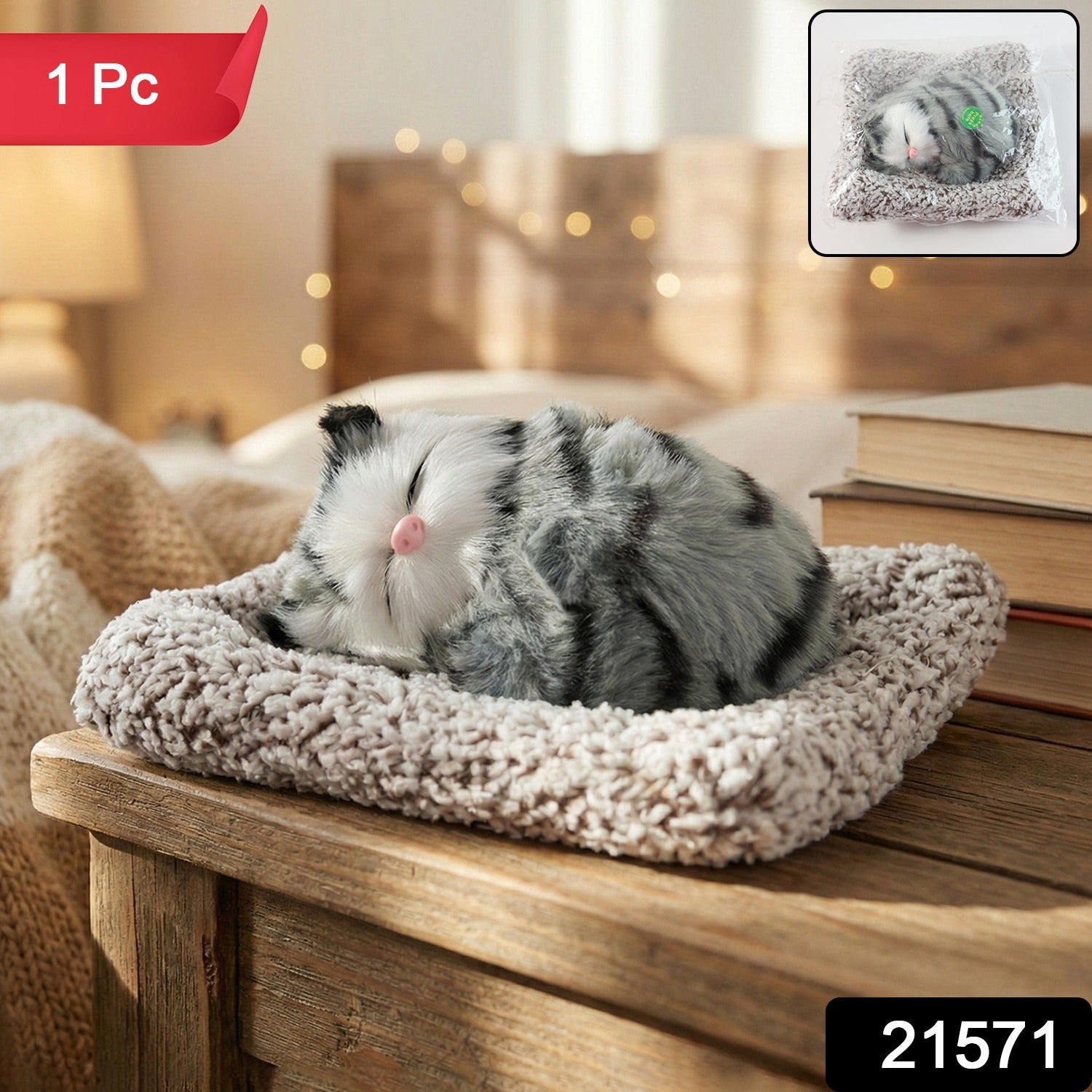 Cute car dashboard cat        
