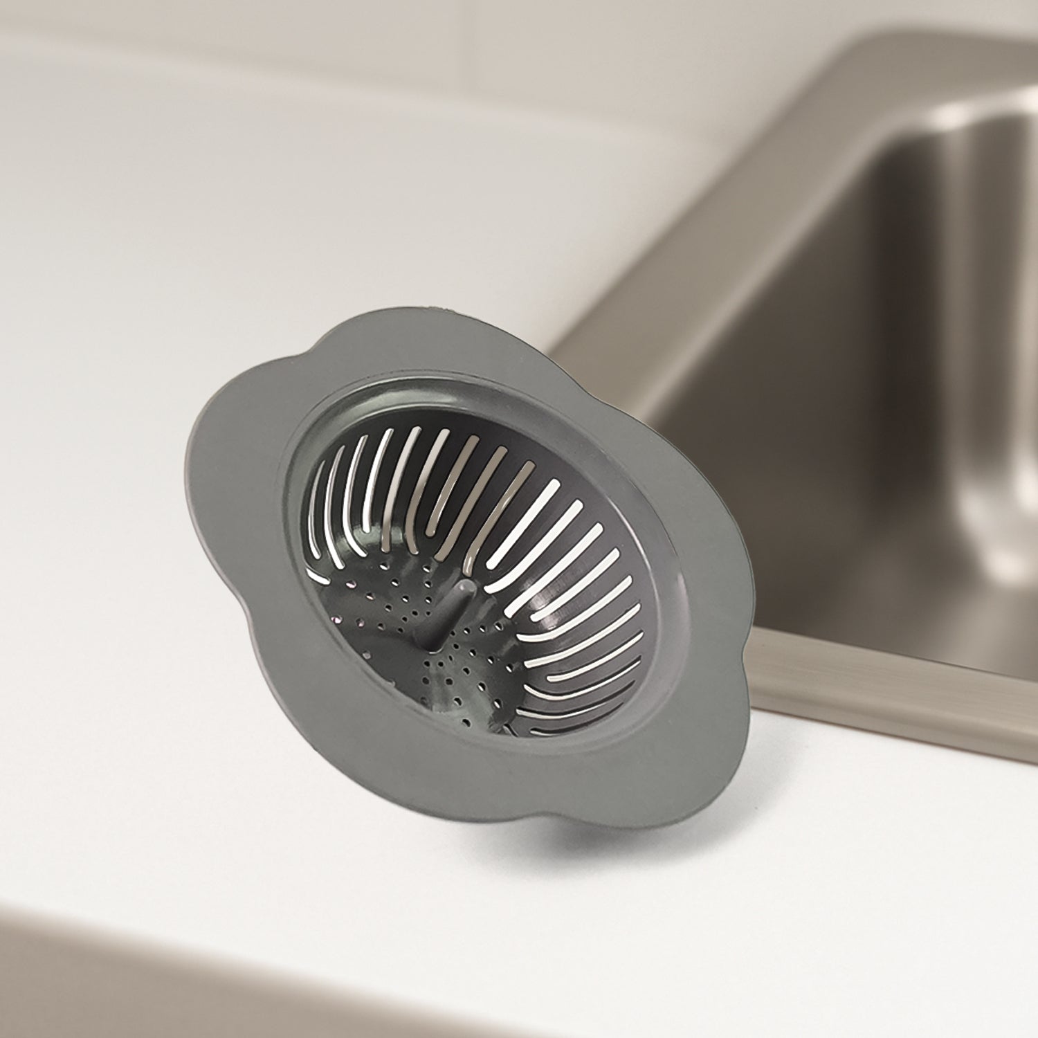 1 Pc Durable Plastic Sink Strainer (1 Pc)