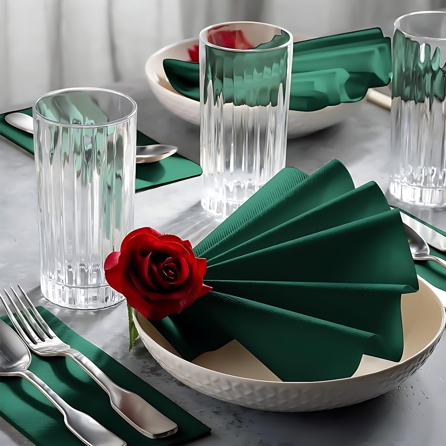 Disposable Paper Napkins Approx 100 Pcs