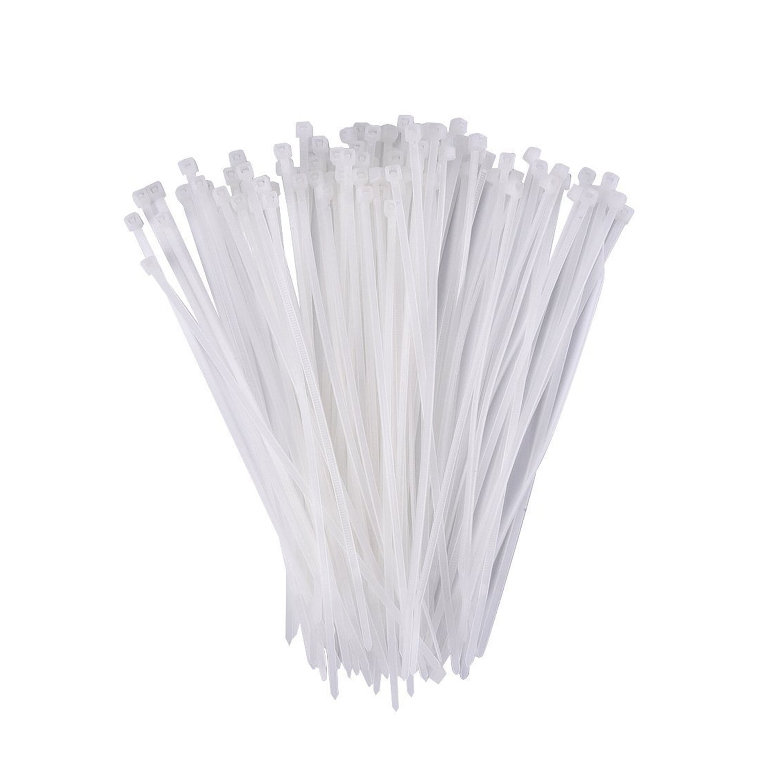 3140 _3.2x200mm Nylon Self Locking Cable Ties Heavy Duty Strong Zip Wire Tie. Pack Of 100