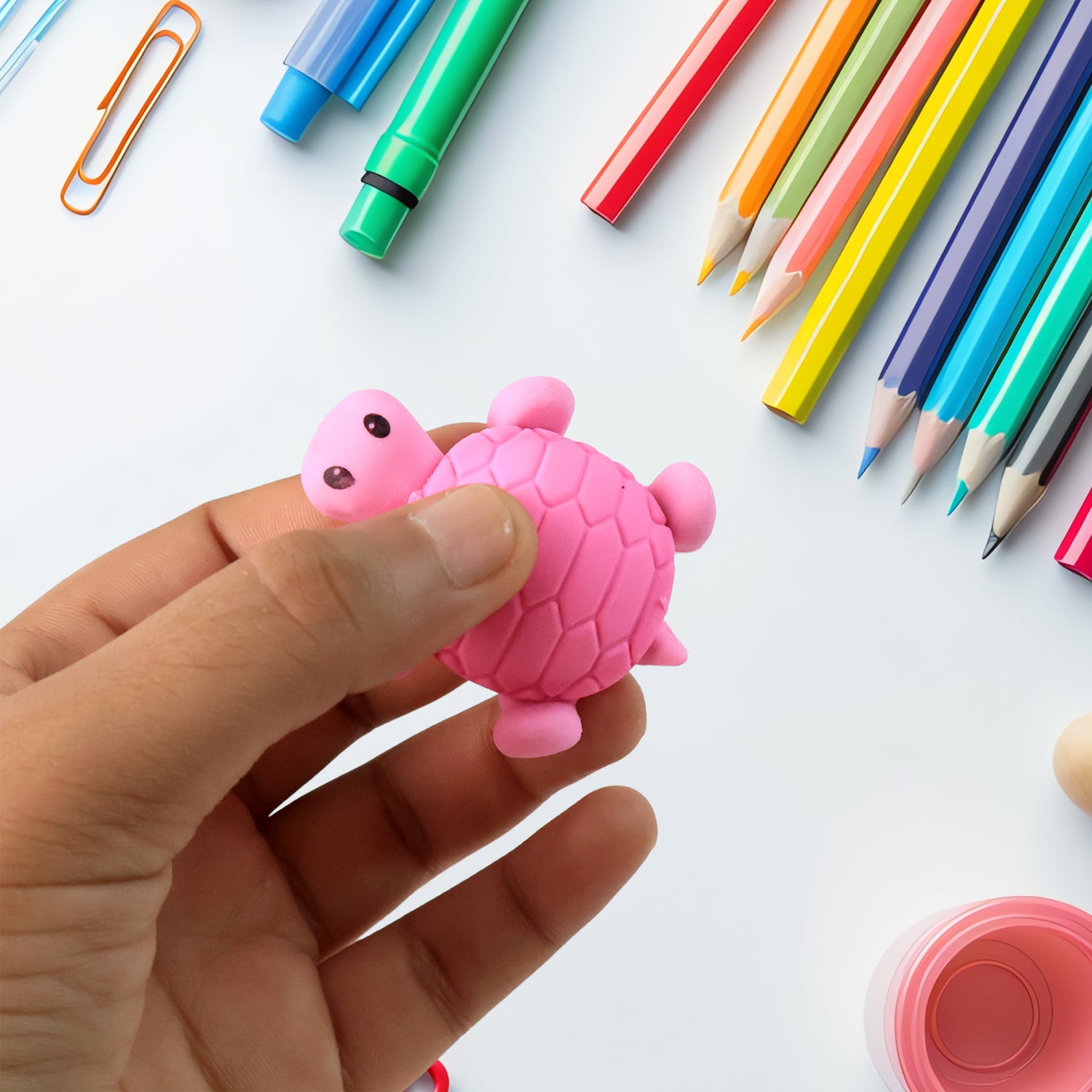 Cute Turtle Shaped Eraser For Kids (1 Pc)