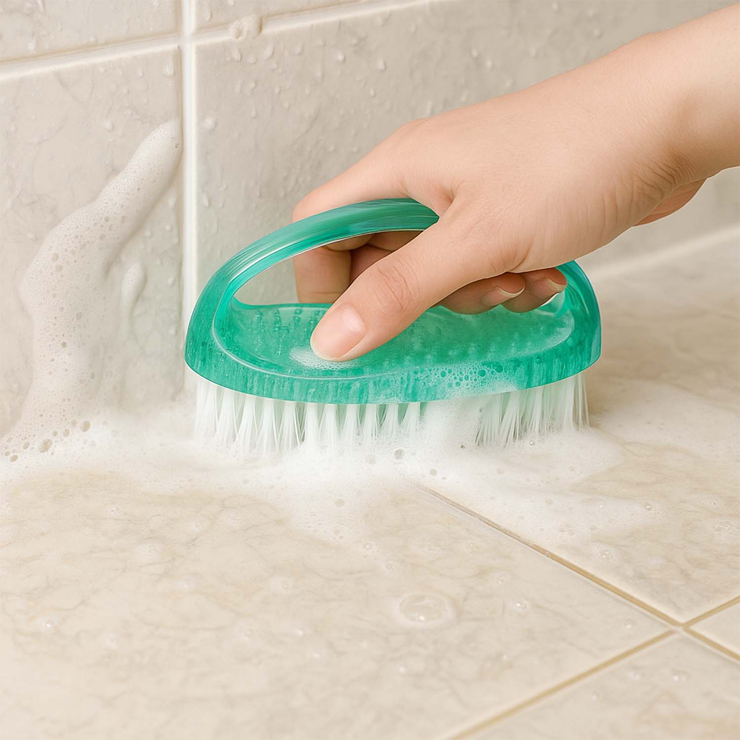 Heavy-Duty Multi-Purpose Cleaning Brush with Ergonomic Handle (1 Pc)