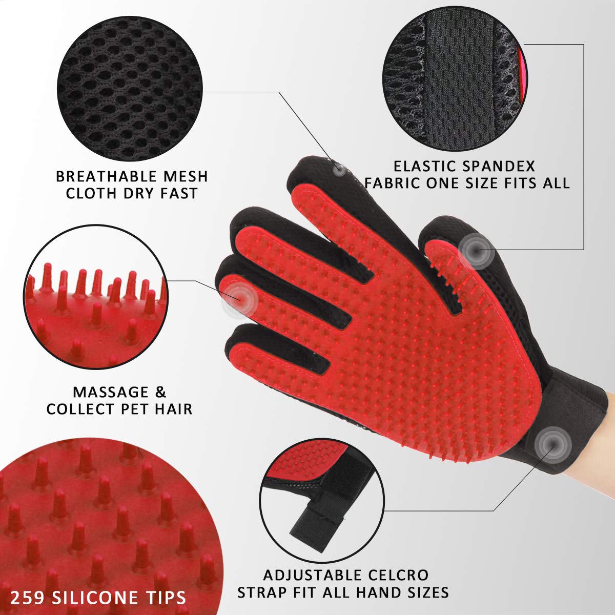 0639 1 Pc Red True Touch Used In All Kinds Of Household And Official Kitchen Places Specially For Washing And Cleaning Utensils And More (1 Pc Red)