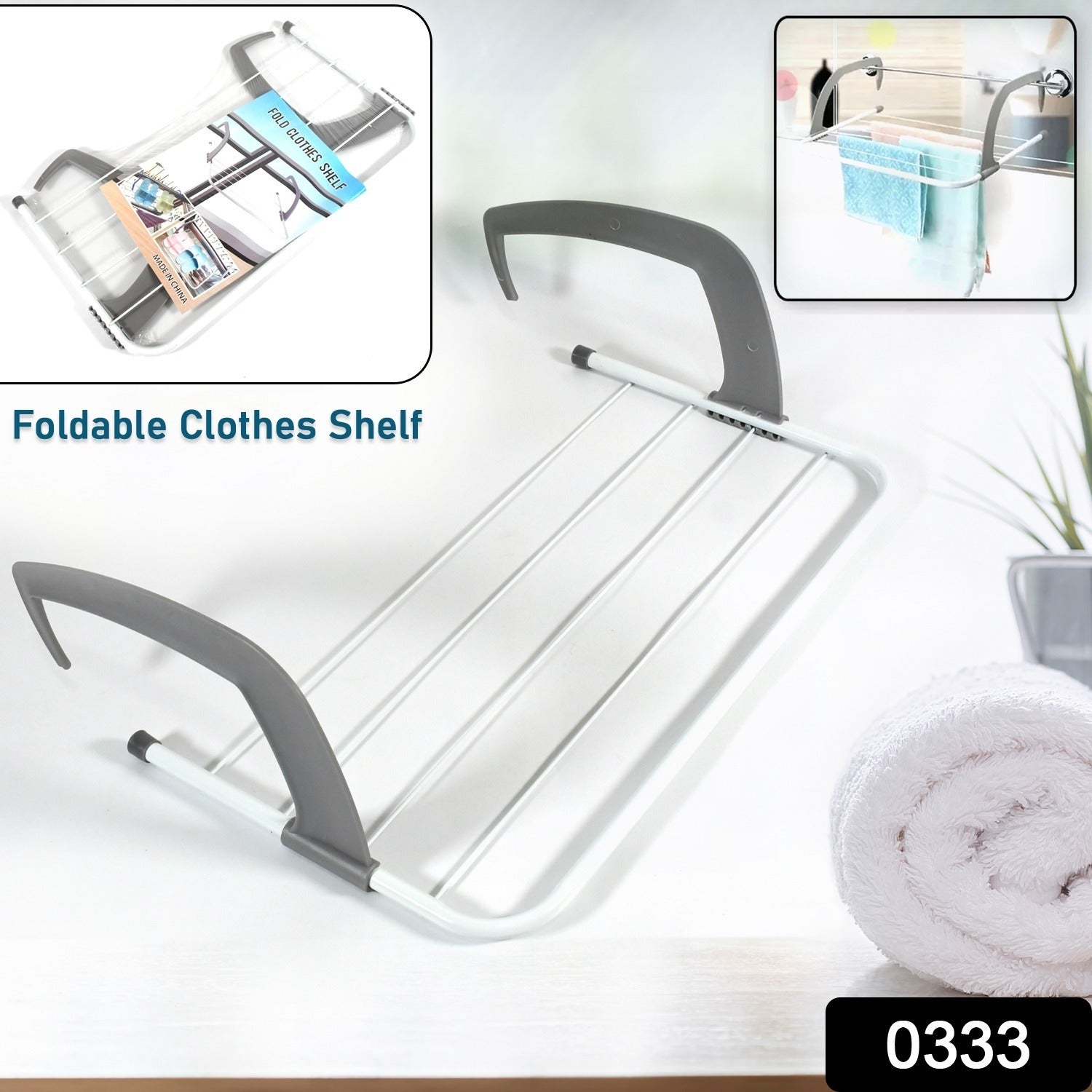 Drying Rack Loggo 0333 Metal Steel Folding Drying Rack For Clothes Balcony Laundry Hange ...