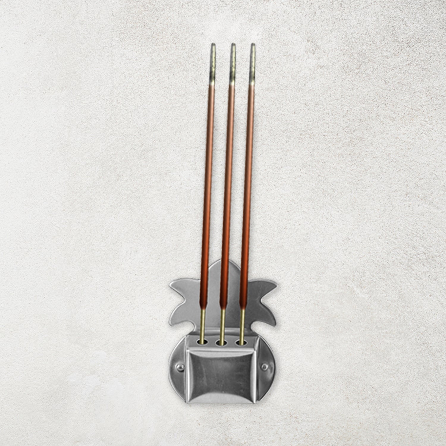 Wall-mount Metal Incense Stick Holders (3 Pc)