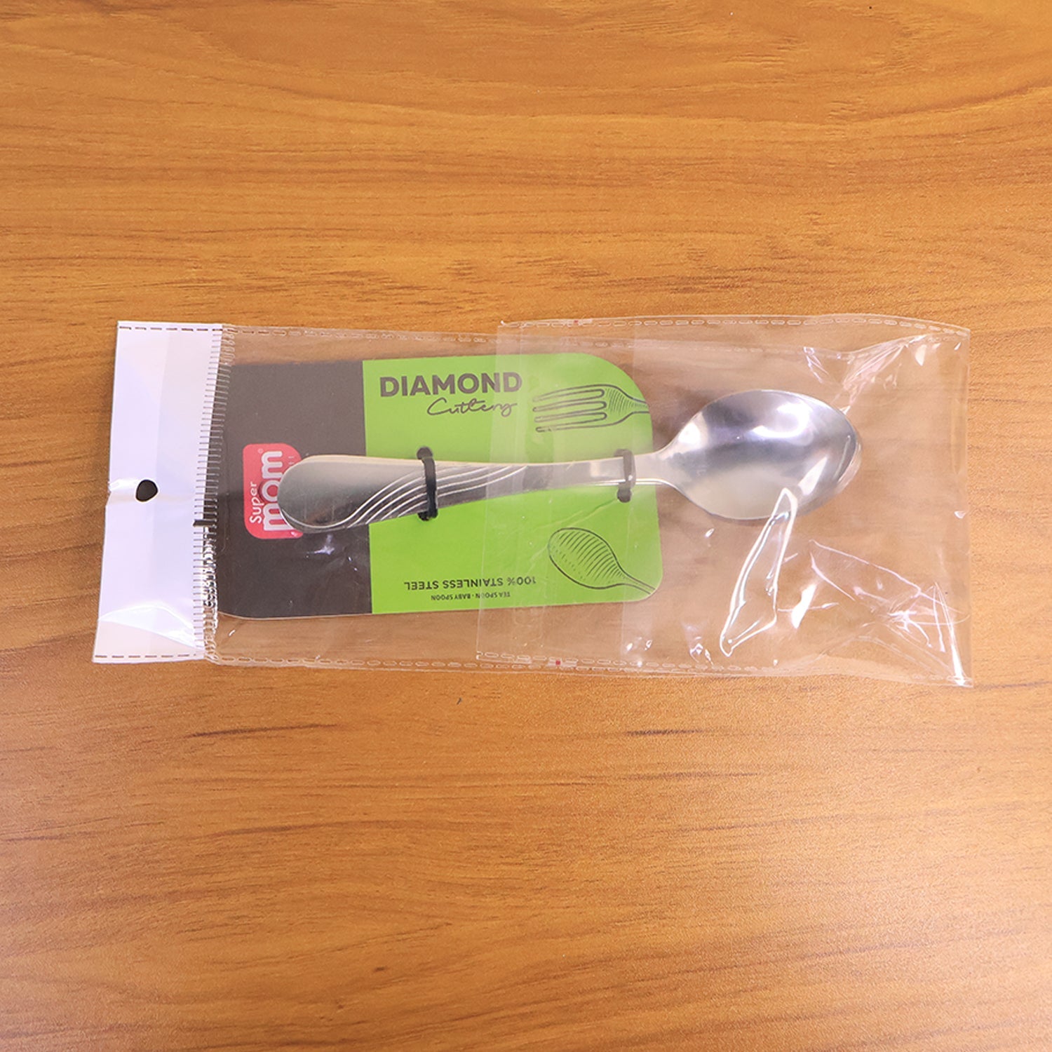 Supermom Diamond Stainless Steel Dining Spoon (6 Pc / Set)