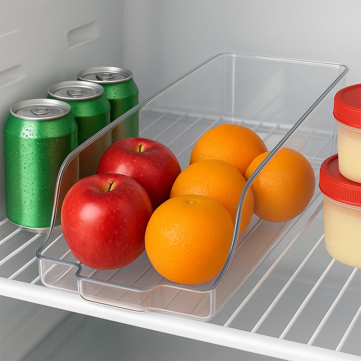 Transparent Stackable Beverage Holder Tray (Mix Size 1 Pc)