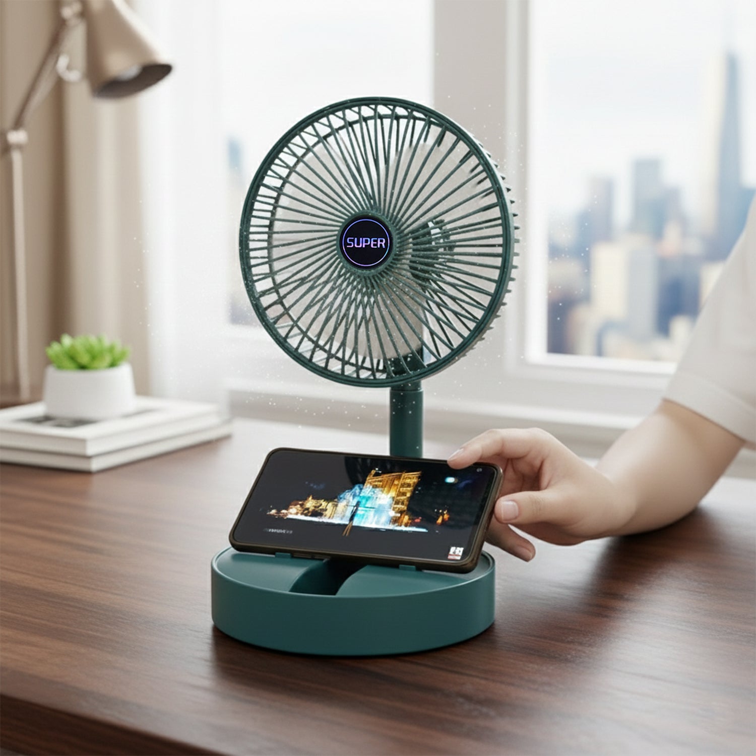 Super Multi-Function Folding Fan (1 Pc) – Tarika’z