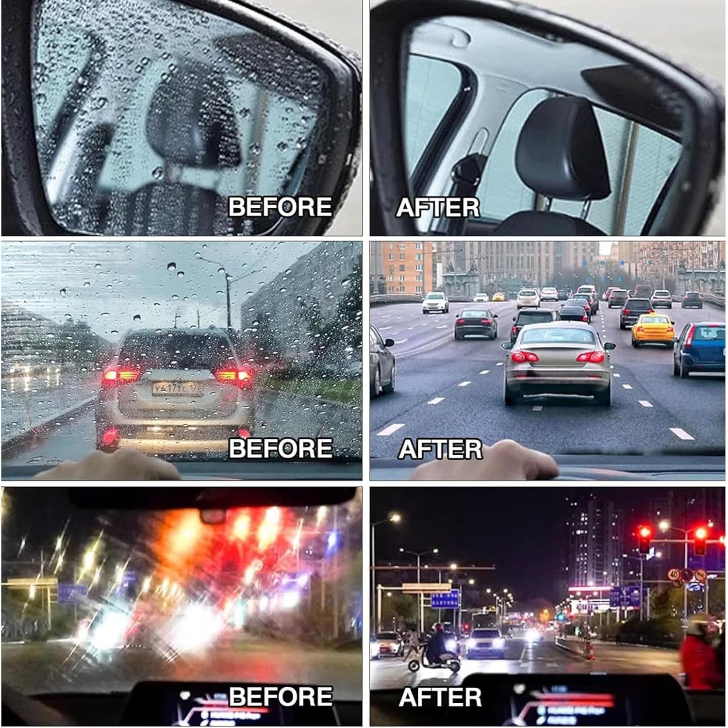 2 In 1 Car Windshield Water Wiper & Glass Cleaner Sponge (1 Pc)