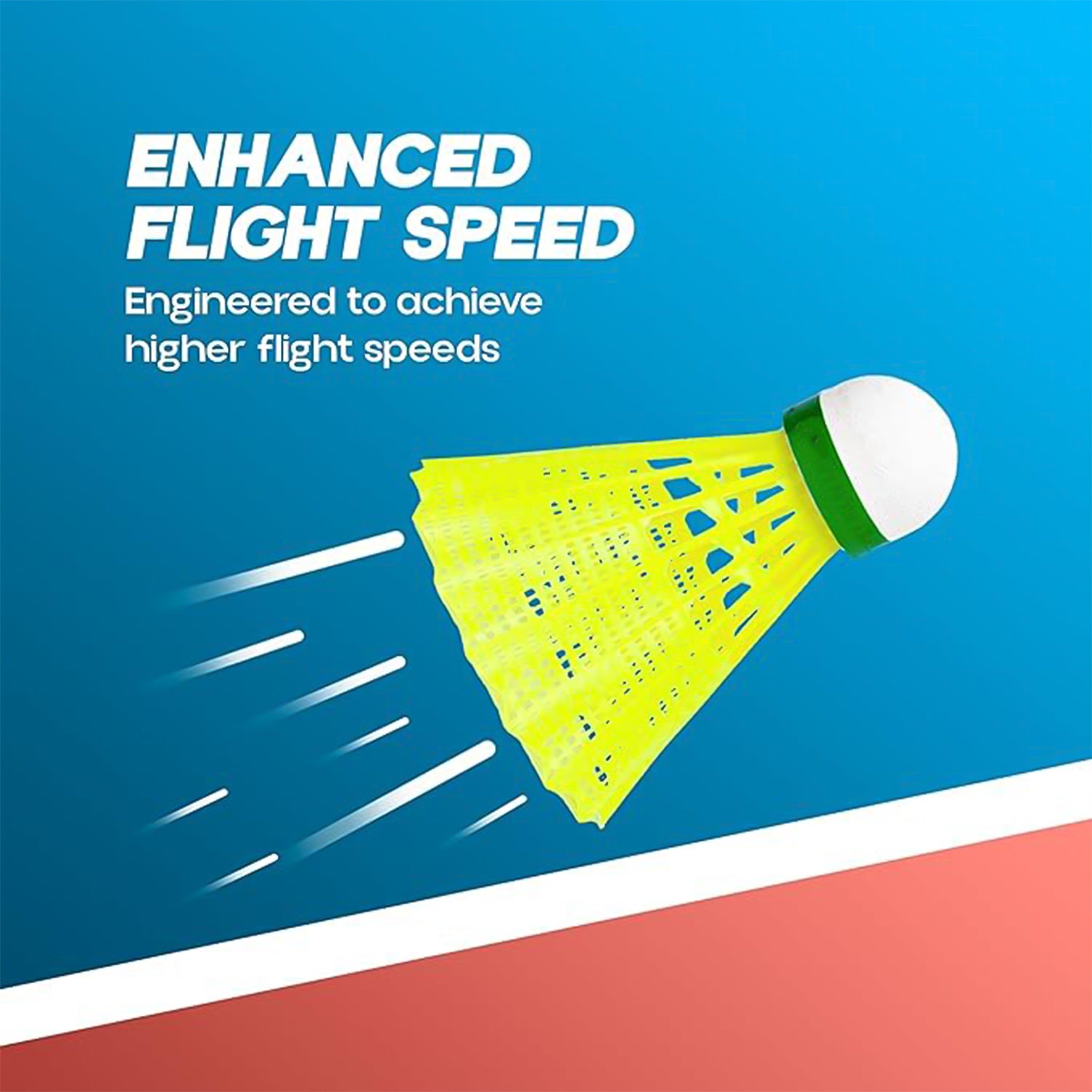 Durable Feather Shuttlecock (6 Pcs Set)