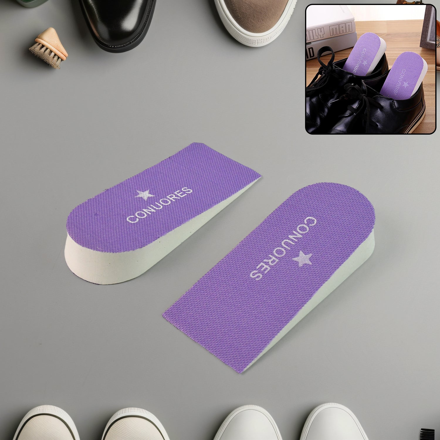 Adjustable Height Increase Insoles For Men And Women (1 Pair)