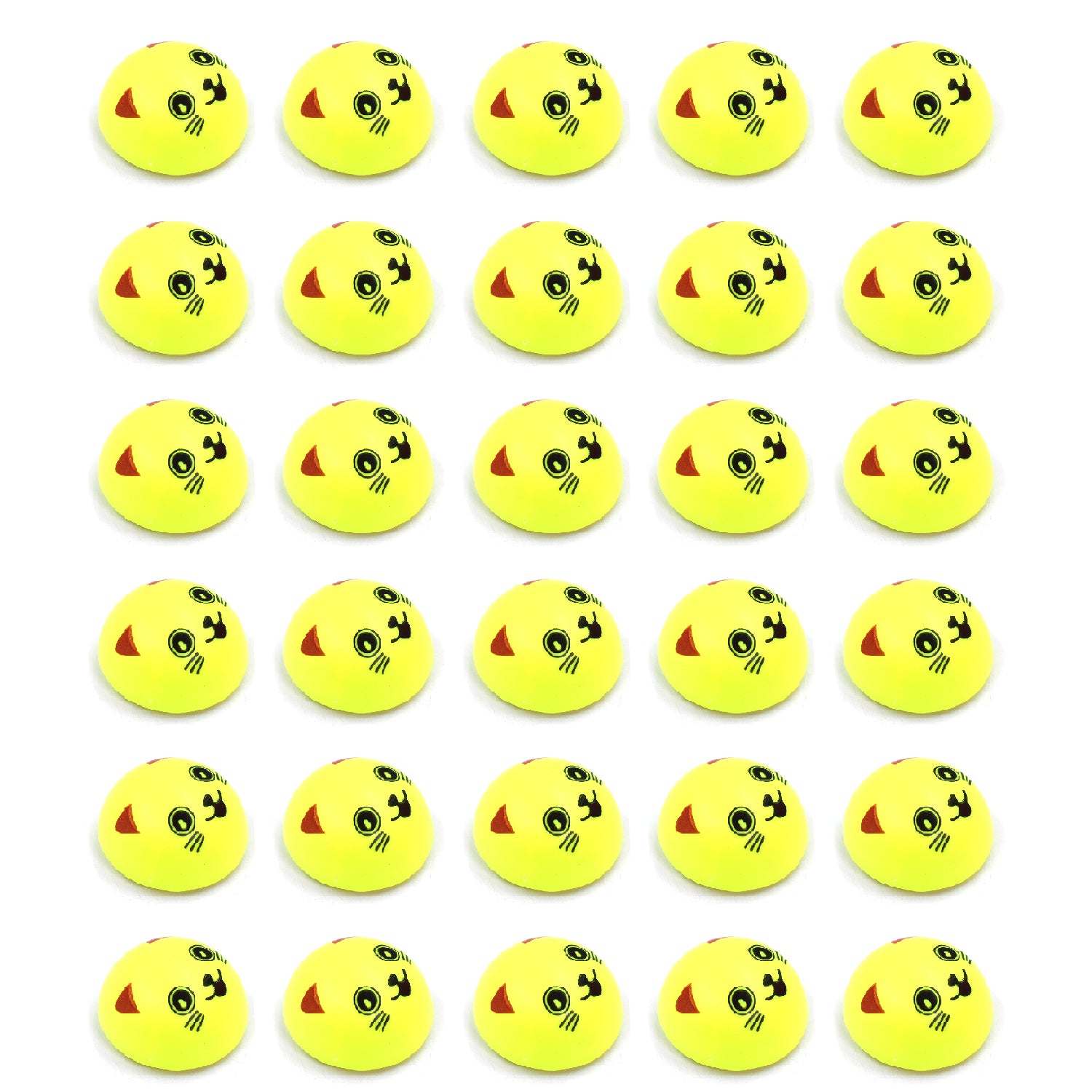 4419 30pcs Pull Back Smiley Toy