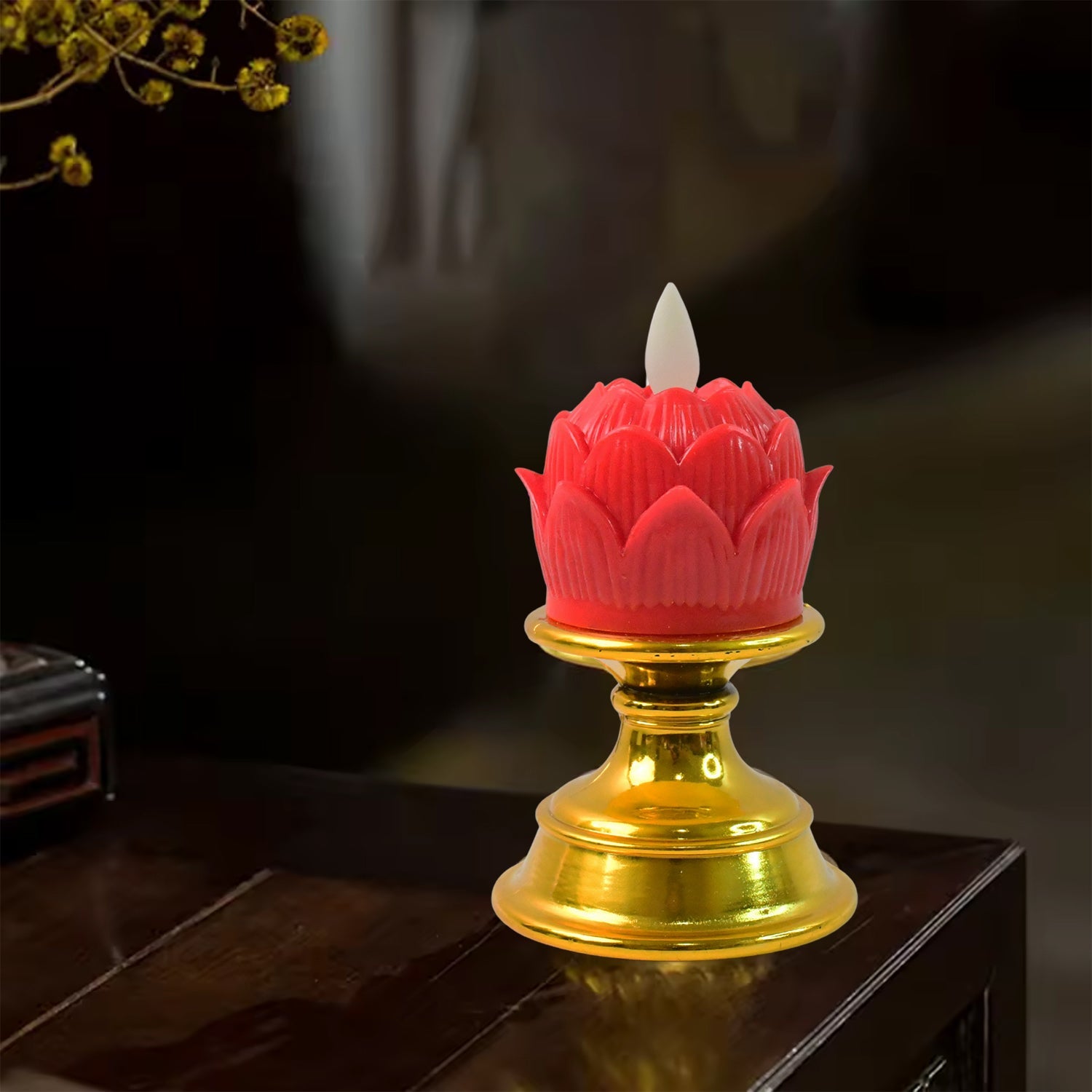 Lotus Shape LED Flameless Candle