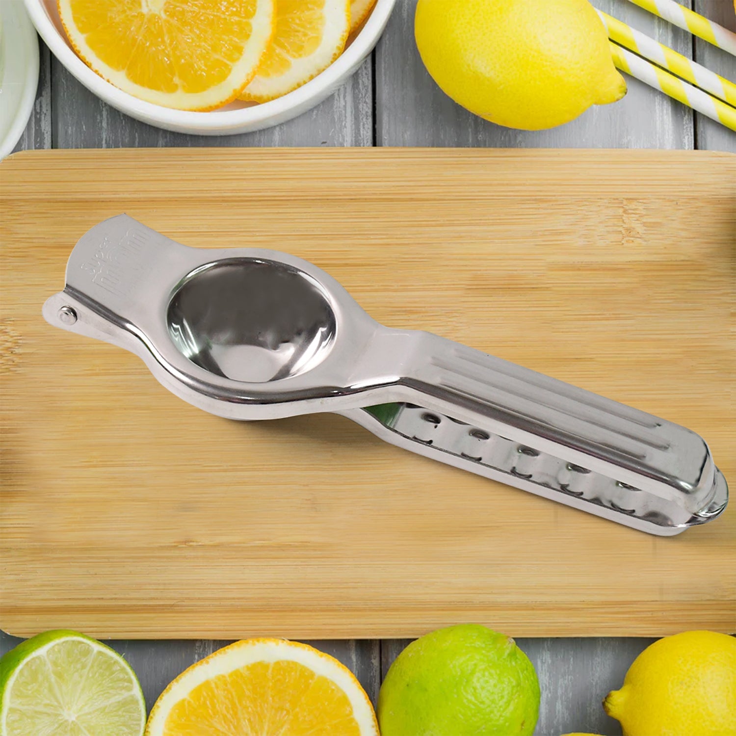 Steel Lemon Hand Press