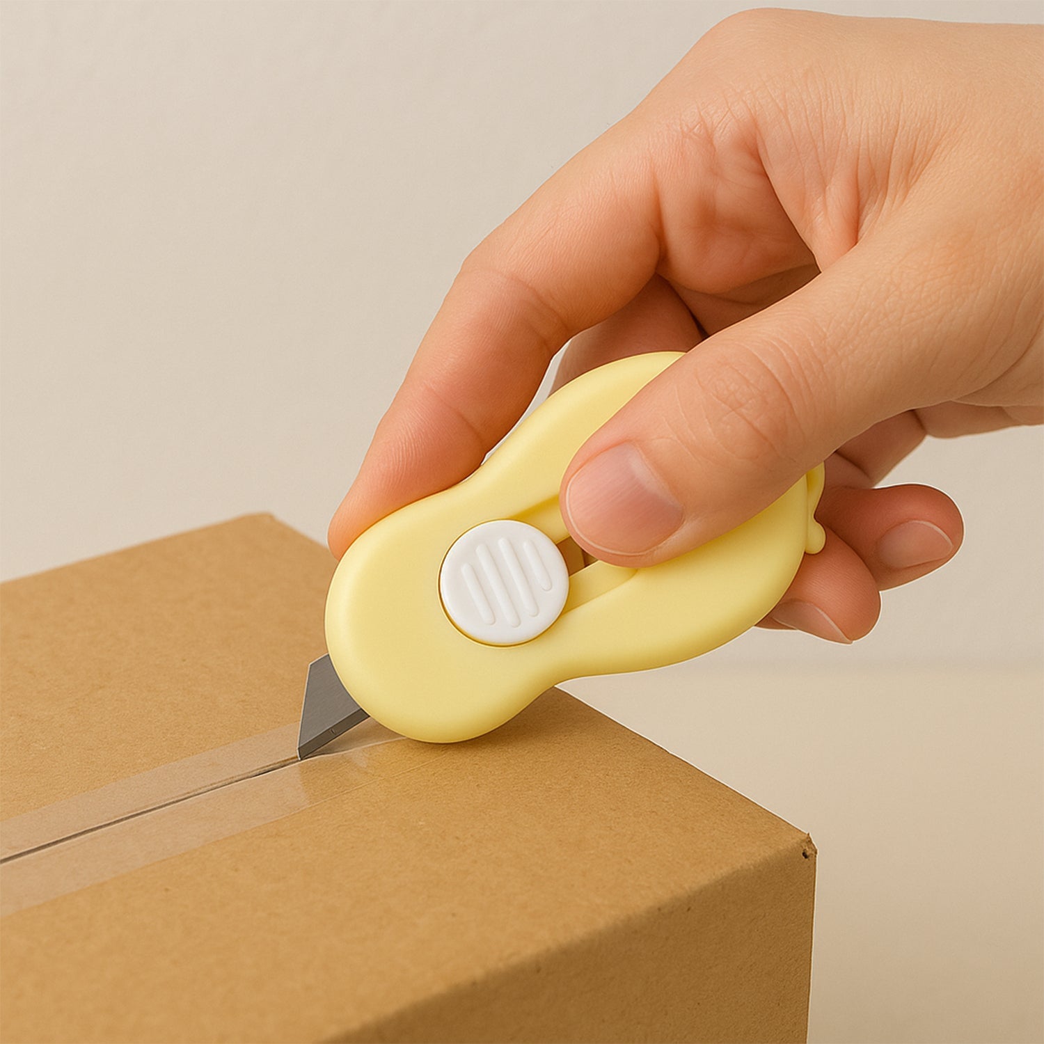 Compact Mini Safety Cutter with Retractable Blade - (1 Pc) – Tarika’z