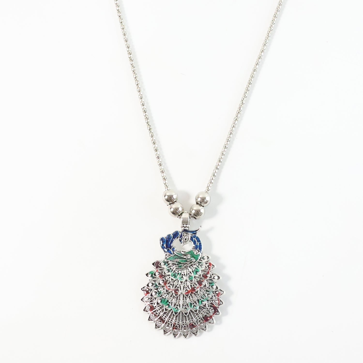 Ethnic peacock pendant        
