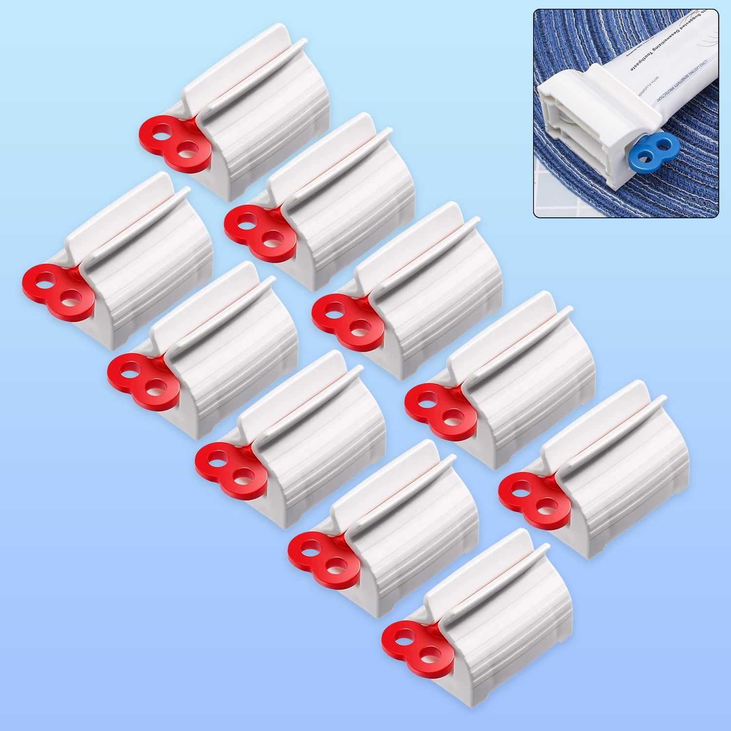 Premium Plastic Tube Squeezer Dispenser Set (10 Pc) – Tarika’z