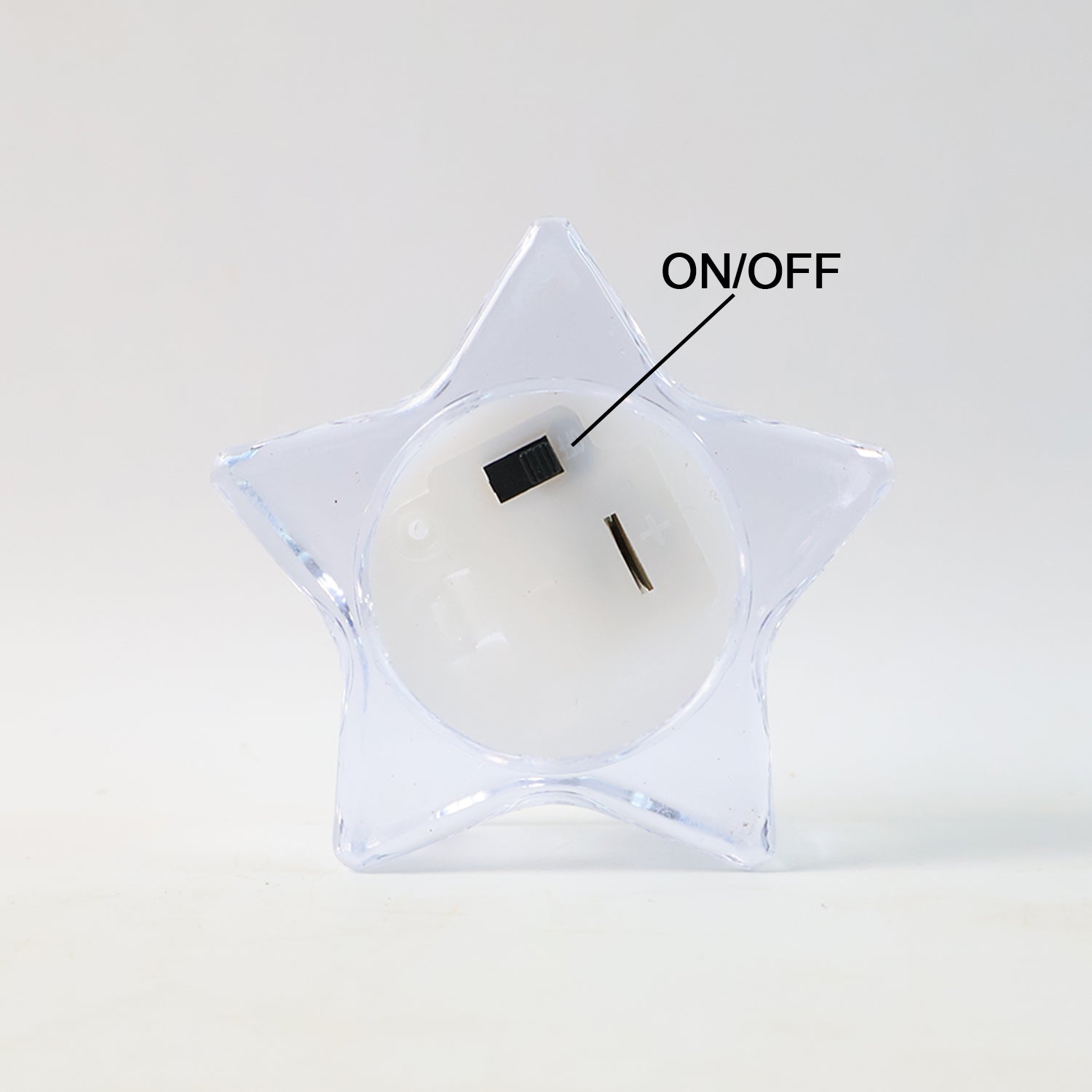 Flameless Star-Shaped LED Candles (6 Pc / Set)