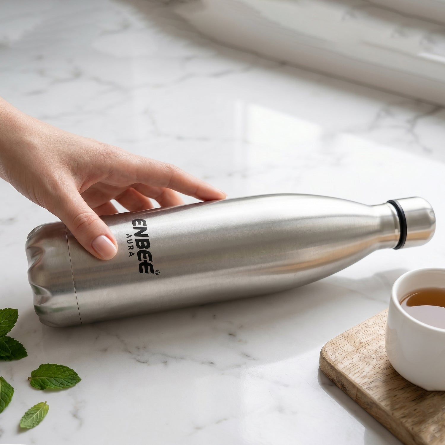 ENBEE Aura Stainless Steel Insulated Water Bottle (1 Pc, 1000 ML)