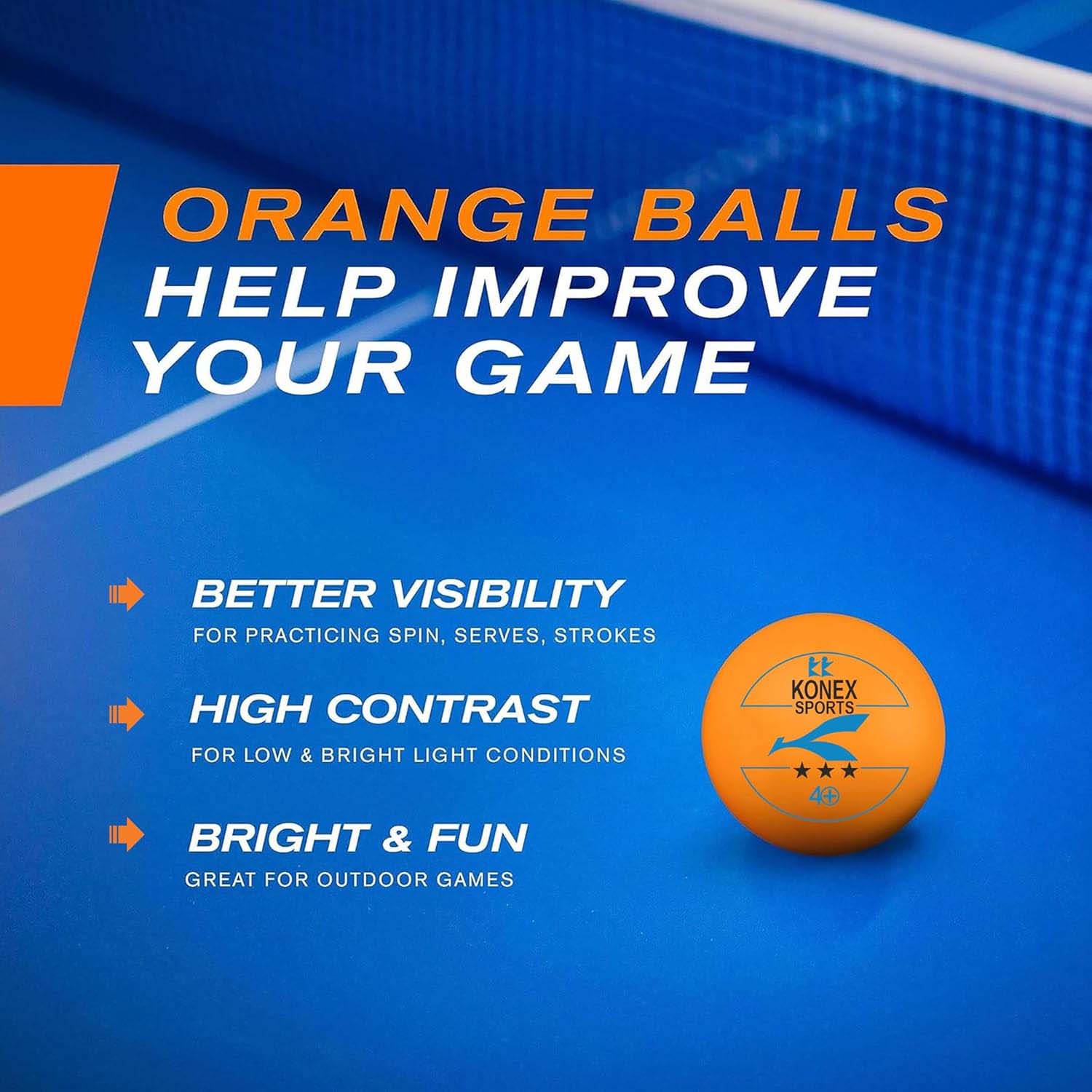 Professional Table Tennis Balls (6 Pc)